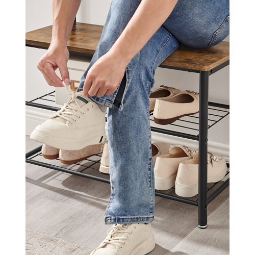 Williston Parke Hall Tree 27.6'' Wide with Bench and Shoe Storage